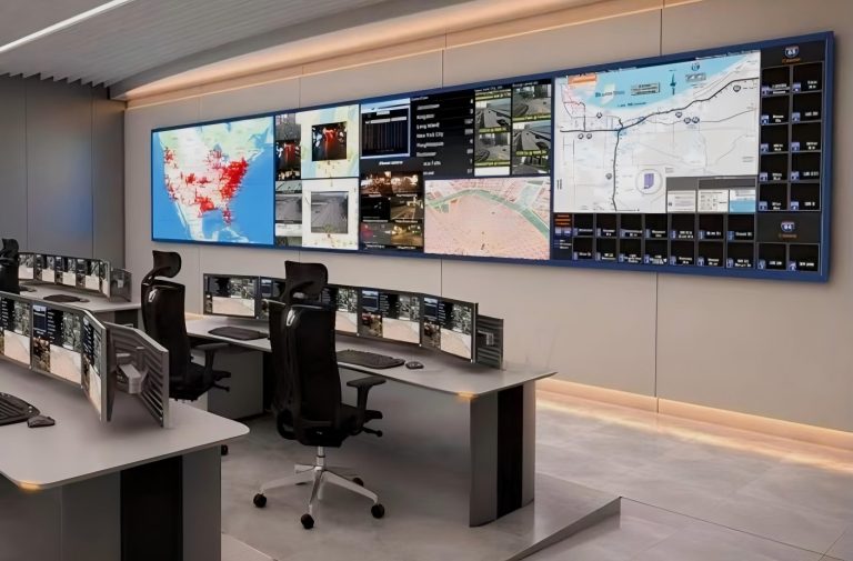 Latin America park command center visualization large screen project