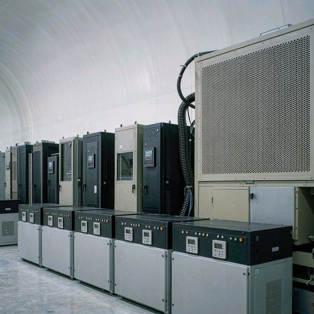 Precision air conditioning units with UPS uninterruptible power supply and distribution cabinets