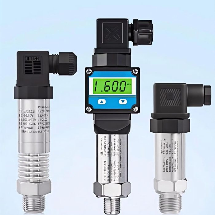 Industrial pressure transmitters with local display